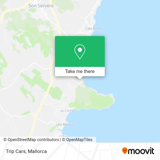 Trip Cars map