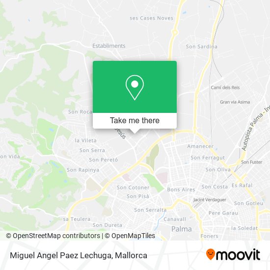 Miguel Angel Paez Lechuga map