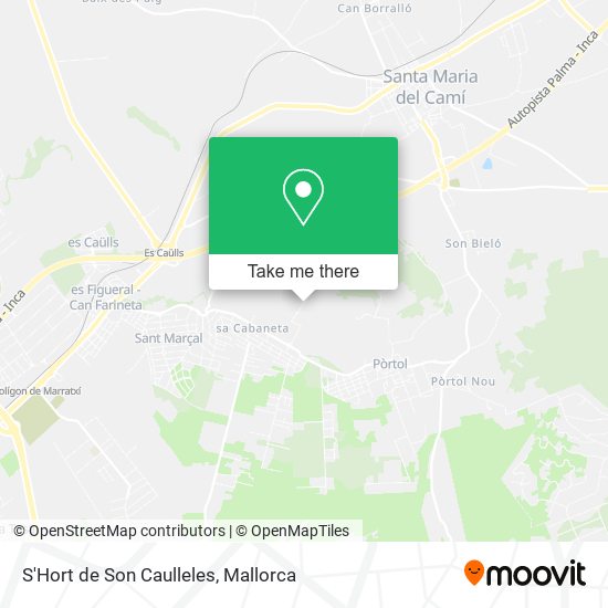 S'Hort de Son Caulleles map