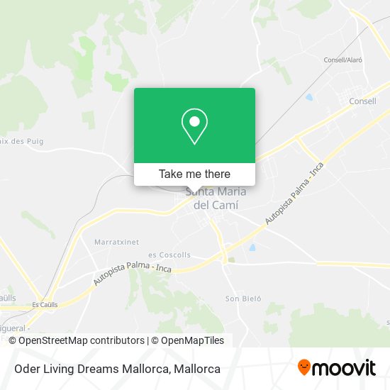 Oder Living Dreams Mallorca map