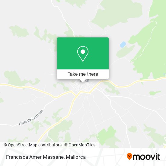 Francisca Amer Massane map