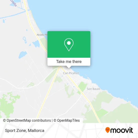 Sport Zone map