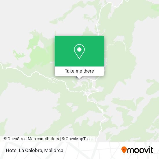 Hotel La Calobra map