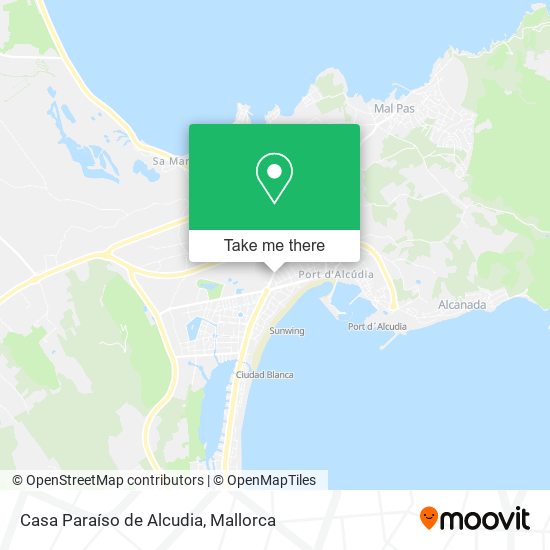 Casa Paraíso de Alcudia map