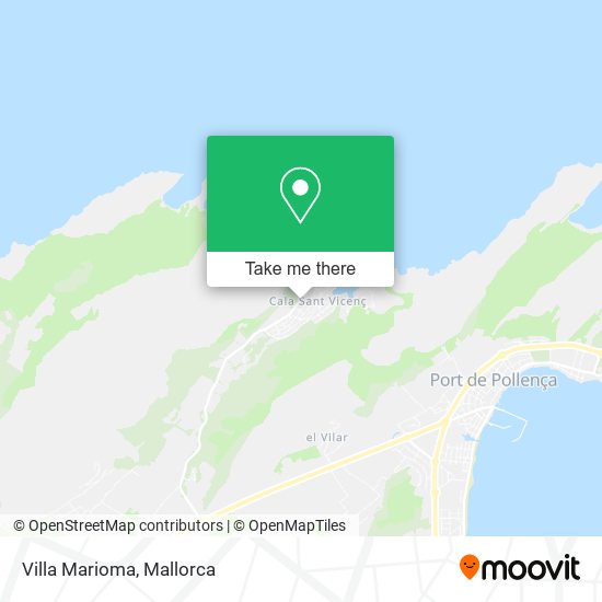 mapa Villa Marioma
