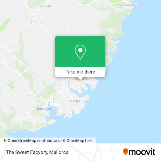 The Sweet Facyory map