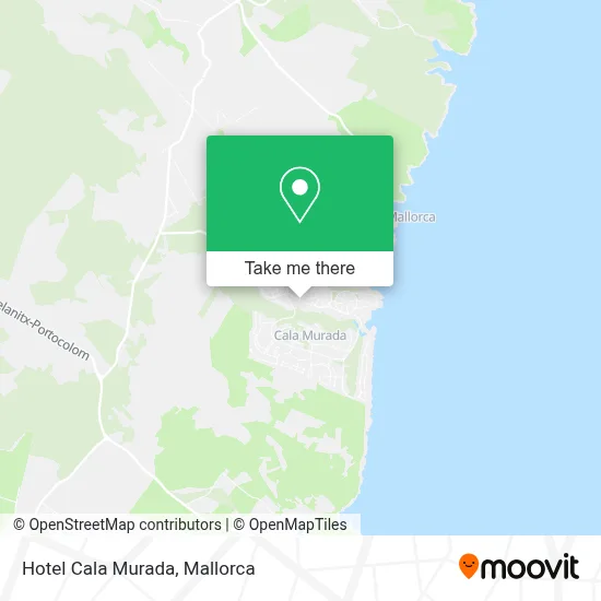 Hotel Cala Murada map