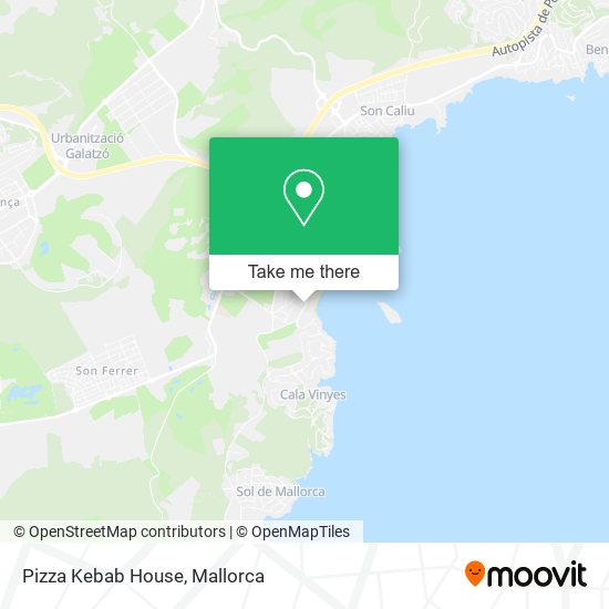 mapa Pizza Kebab House