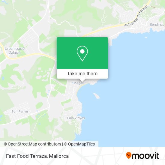 mapa Fast Food Terraza
