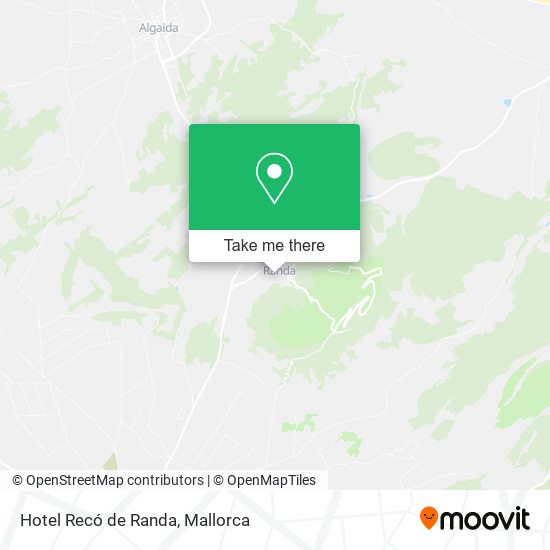 Hotel Recó de Randa map