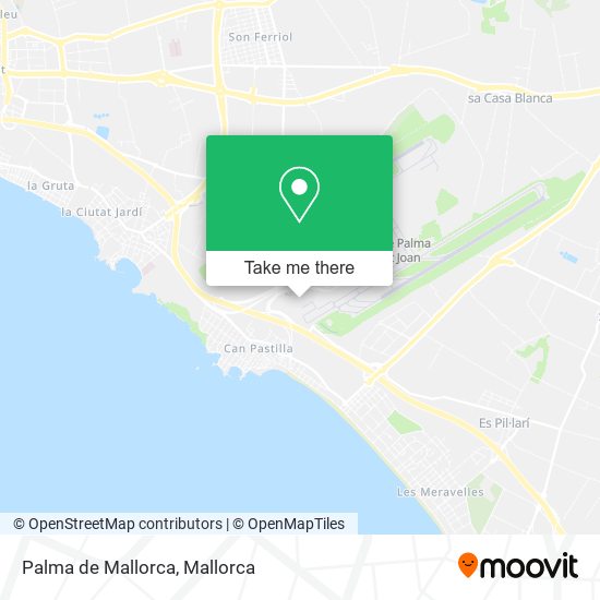 Palma de Mallorca map