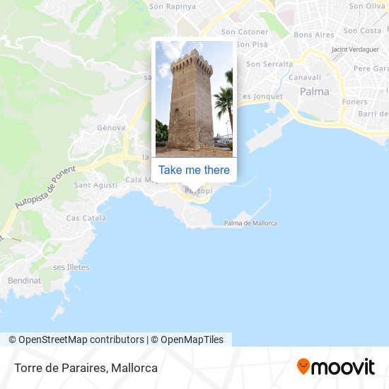 Torre de Paraires map