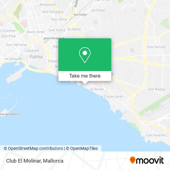 mapa Club El Molinar