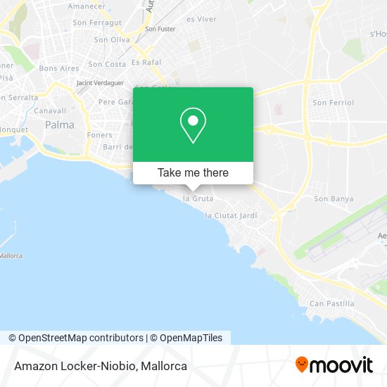 Amazon Locker-Niobio map