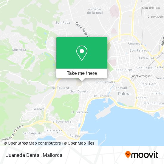 Juaneda Dental map