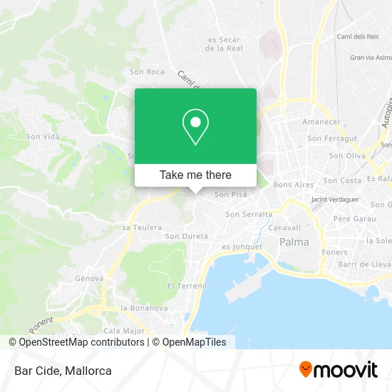 Bar Cide map