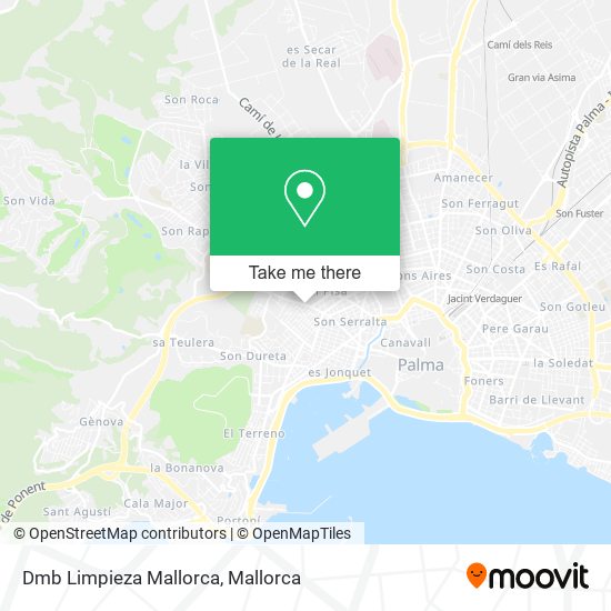 Dmb Limpieza Mallorca map