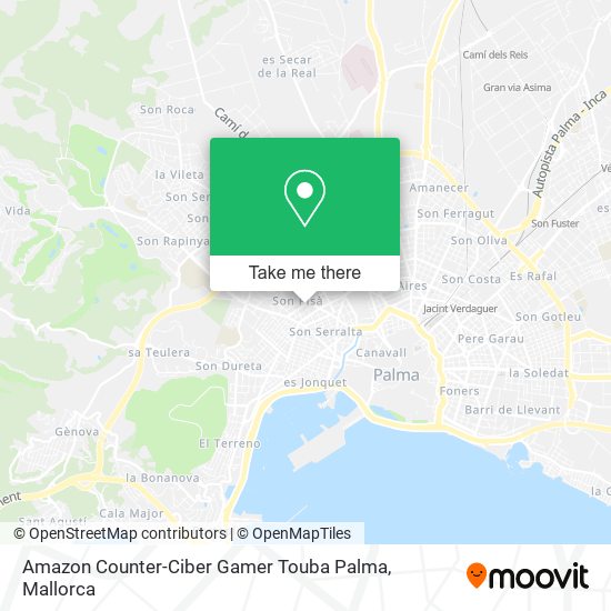 mapa Amazon Counter-Ciber Gamer Touba Palma