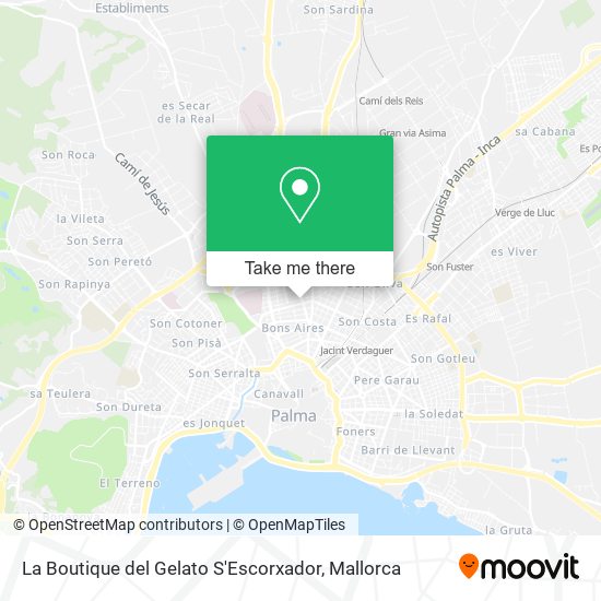 La Boutique del Gelato S'Escorxador map