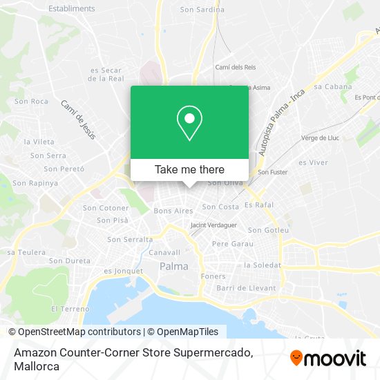 Amazon Counter-Corner Store Supermercado map