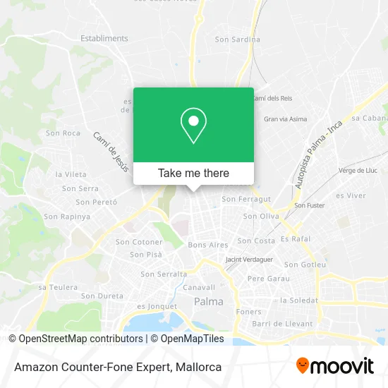 Amazon Counter-Fone Expert map
