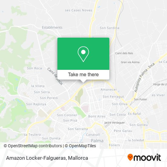 Amazon Locker-Falgueras map
