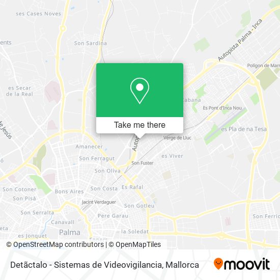 Detãctalo - Sistemas de Videovigilancia map