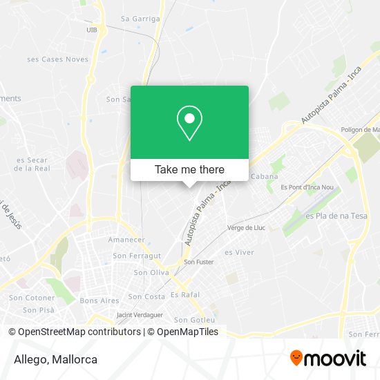 Allego map