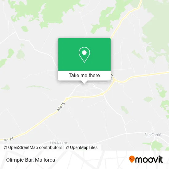 Bar Olimpic map