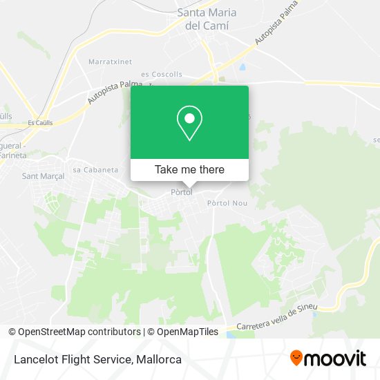 Lancelot Flight Service map
