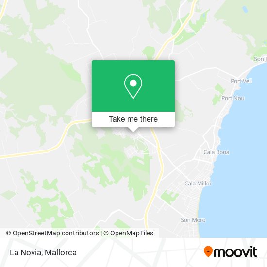 La Novia map