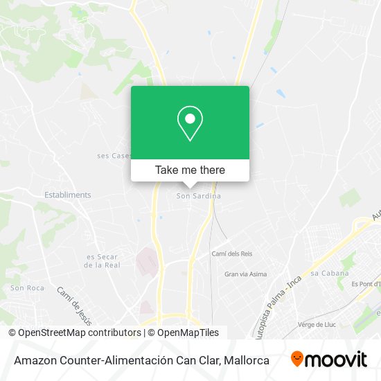 Amazon Counter-Alimentación Can Clar map