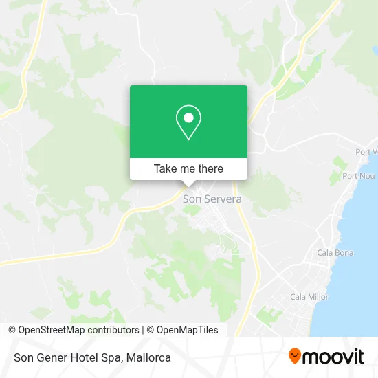 Son Gener Hotel Spa map