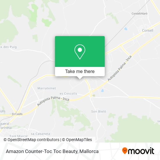 Amazon Counter-Toc Toc Beauty map