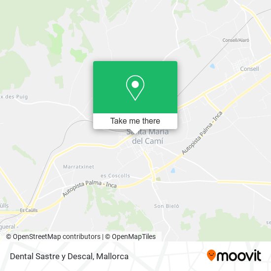 Dental Sastre y Descal map