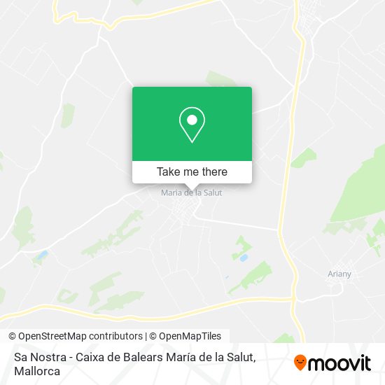 Sa Nostra - Caixa de Balears María de la Salut map