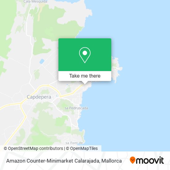 Amazon Counter-Minimarket Calarajada map