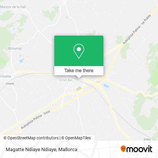 Magatte Ndiaye Ndiaye map