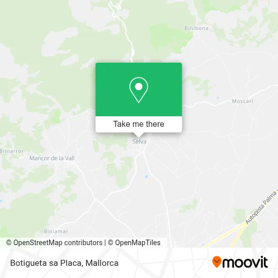 Botigueta sa Placa map