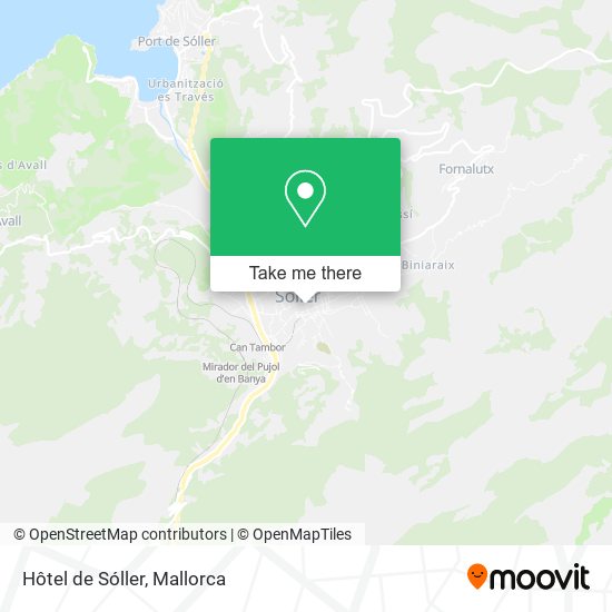 Hôtel de Sóller map