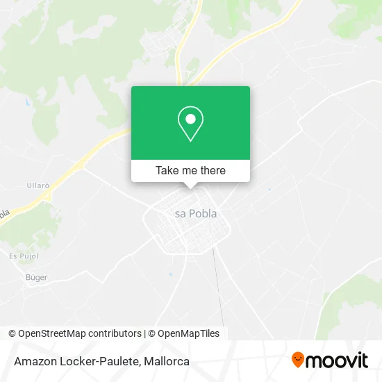 Amazon Locker-Paulete map