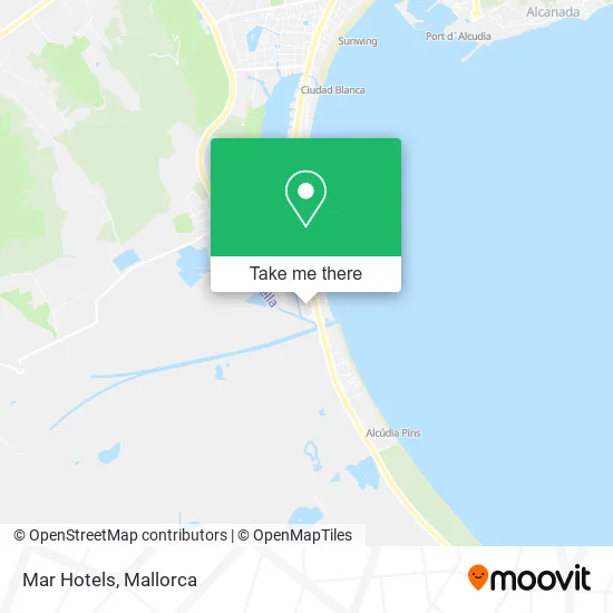Mar Hotels map