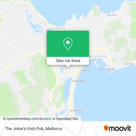 The Joker's Irish Pub map