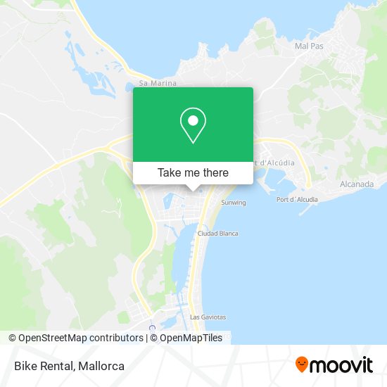 Bike Rental map