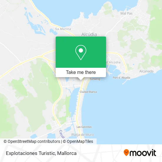 Explotaciones Turistic map