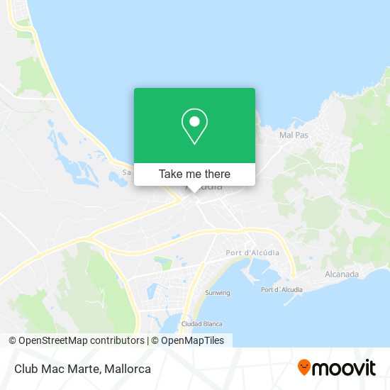 mapa Club Mac Marte