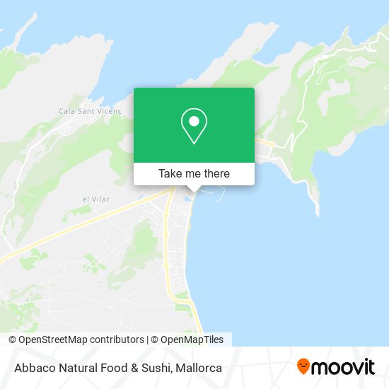 Abbaco Natural Food & Sushi map