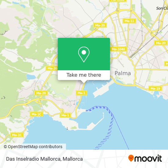 Das Inselradio Mallorca map