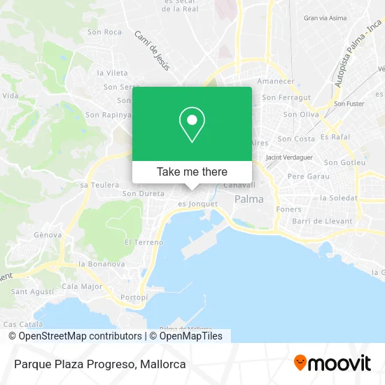 Parque Plaza Progreso map