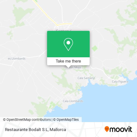 mapa Restaurante Bodalt S L